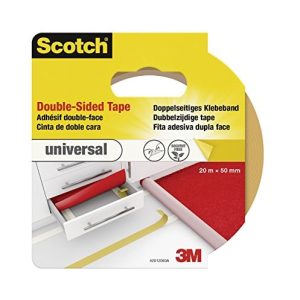 Scotch Dubbelhäftande tejp Universal 50mmx20m, brun