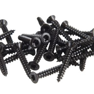 Skruv t/akustikpanel 4 x 25 mm Svart 100-pack Fibrotech