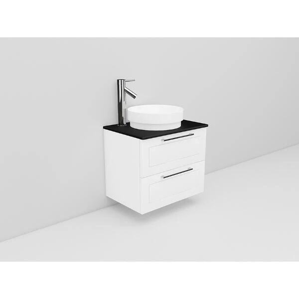 Badrumsmöbel Flexline Modell 15 60cm, Vit, Ram | Stuvbutiken