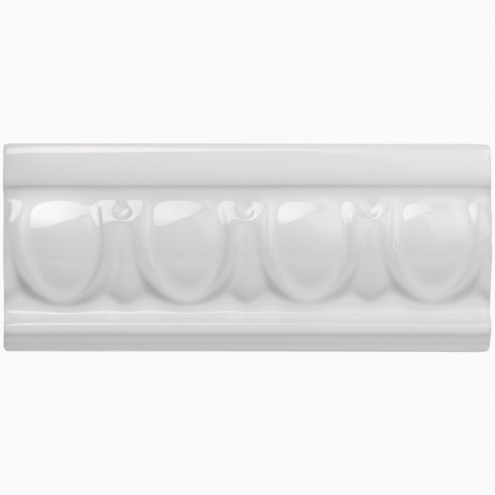 Kakellist Egg & Dart Brilliant White