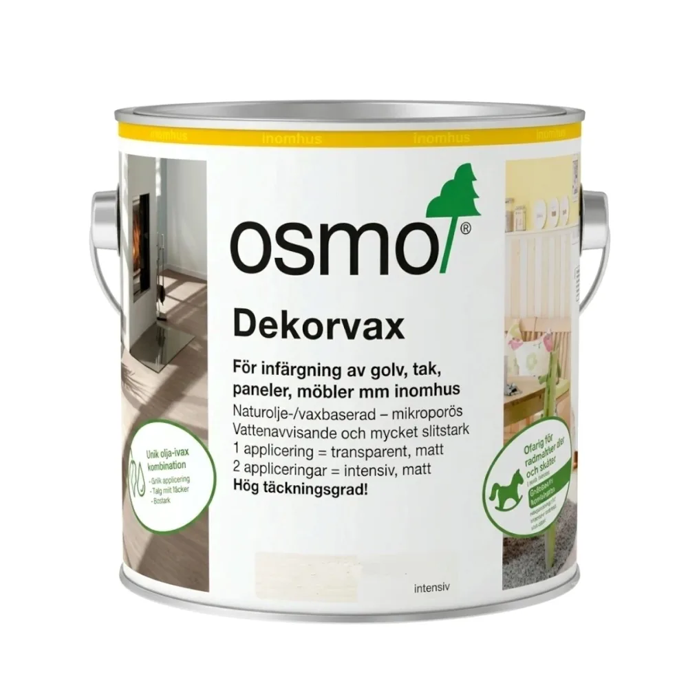 Dekorvax 3188 Snö Intensiva Kulörer 0,125 Liter Osmo