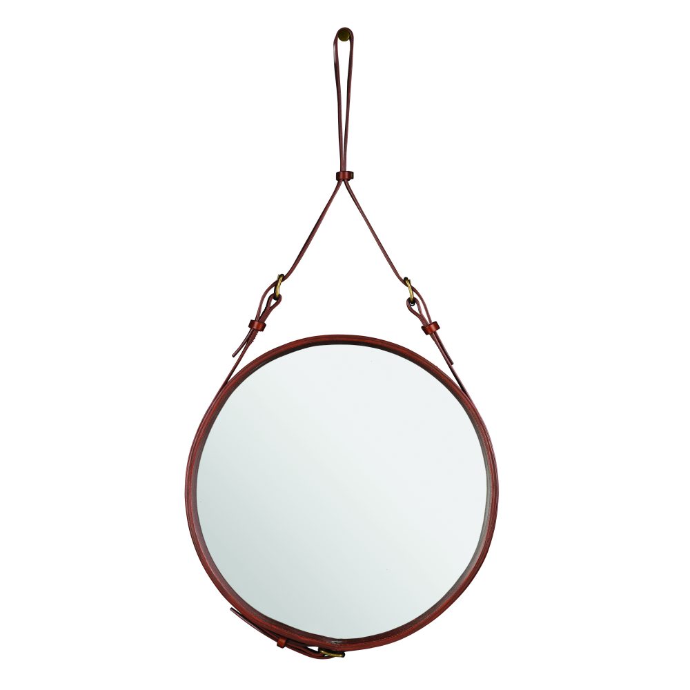 Adnet Circulaire spegel M, brun