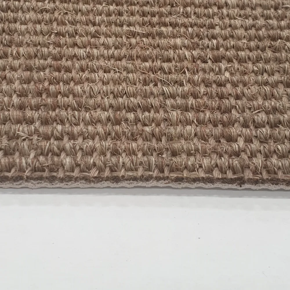 Heltäckningsmatta Brun Sisal Bouclé 26