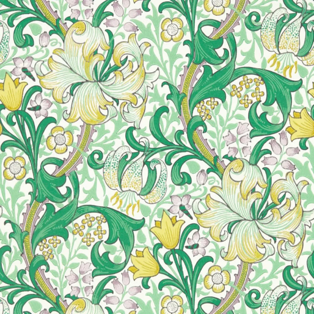 Bedford Park Golden Lily Secret Garden Aarc510014 Tapet | Stuvbutiken