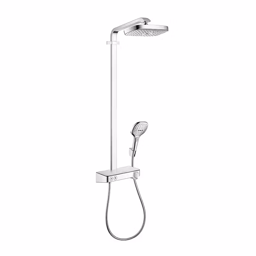 Takduschset Hansgrohe Raindance Select E 300 2jet Showerpipe 150 cc Krom utan EcoSmart- 27126000