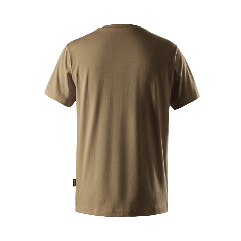 T-SHIRT I BOMULL LJUSBRUN STL XXL