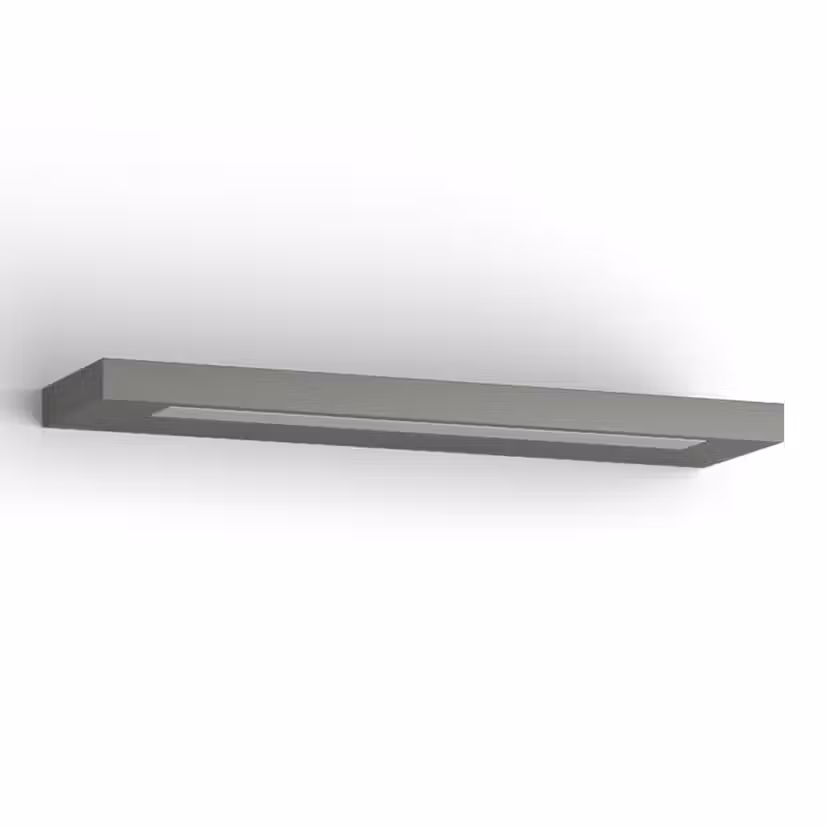 Spegelbelysning Vedum Leaby Betonggrå, 600 mm, med Eluttag- 5812016099