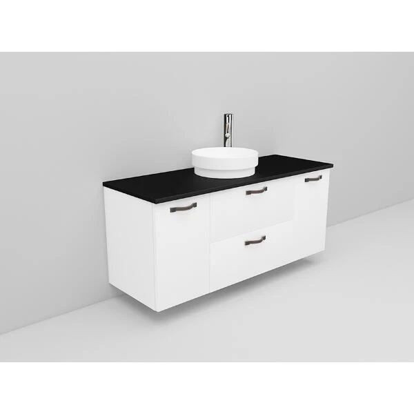 Badrumsmöbel Flexline Modell 159 120cm, Vit, Slät | Stuvbutiken