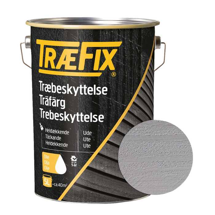 Träfärg Stengrå 5 L Træfix