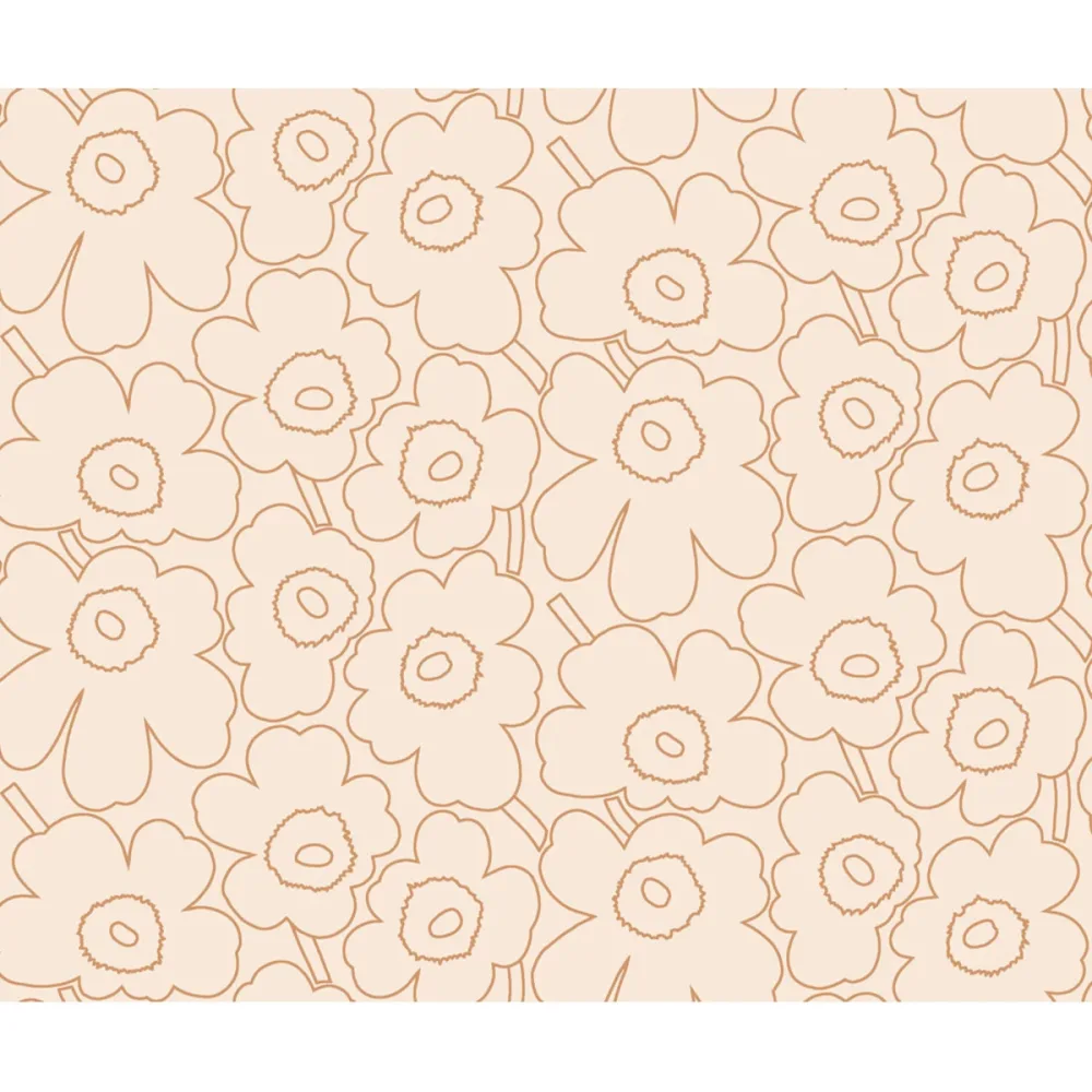 Marimekko 7 Piirto Unikko 25915 Koppar Tapet - Midbec
