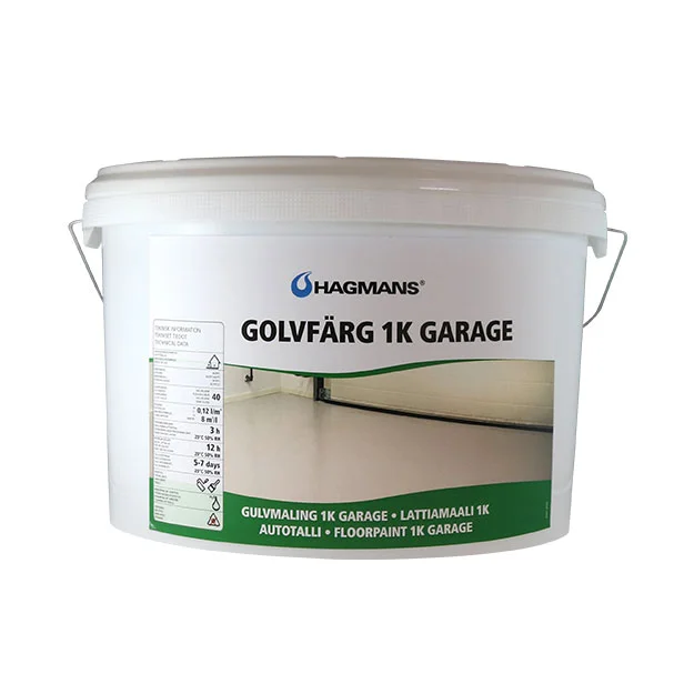 Hagmans Golvfärg 1K Garage - Valfri kulör 10L, Valfri Kulör